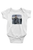 Eric Clapton Baskılı Unisex Beyaz Bebek Body - Zıbın