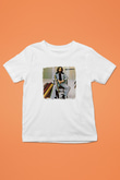 Eric Clapton Baskılı Unisex Beyaz Çocuk Tişört