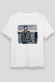 Eric Clapton Baskılı Unisex Beyaz Tişört