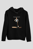 Eric Clapton Baskılı Unisex Siyah Hoodie