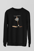 Eric Clapton Baskılı Unisex Siyah Sweatshirt