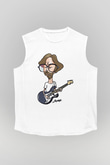 Eric Clapton Beyaz Unisex Kolsuz Tişört