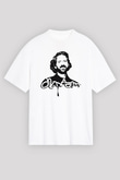 Eric Clapton Beyaz Unisex Oversize Tişört T-Shirt