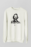 Eric Clapton Beyaz Unisex Sweatshirt