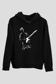 Eric Clapton Siyah Unisex Kapüşonlu Sweatshirt