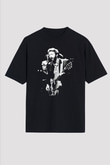 Eric Clapton Siyah Unisex Oversize Tişört T-Shirt