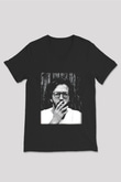 Eric Clapton Siyah Unisex V Yaka Tişört T-Shirt