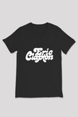 Eric Clapton Siyah Unisex V Yaka Tişört