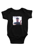 Eric Prydz Baskılı Unisex Siyah Bebek Body - Zıbın