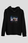 Eric Prydz Baskılı Unisex Siyah Hoodie