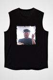 Eric Prydz Baskılı Unisex Siyah Kolsuz Tişört