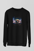 Eric Prydz Baskılı Unisex Siyah Sweatshirt