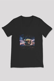 Eric Prydz Baskılı Unisex Siyah V Yaka Tişört