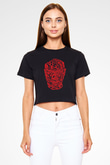 Eric Prydz Siyah  Crop Top Tişört