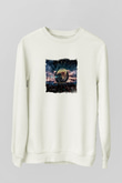 Eric PrydzBaskılı Beyaz Sweatshirt