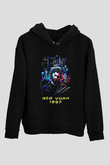 Escape from New York Siyah Unisex Hoodie