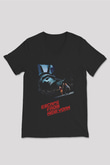 Escape from New York Siyah Unisex  V Yaka Tişört