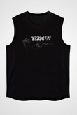 Escape From Tarkov Baskılı Unisex Siyah Kolsuz Tişört - Tshirt