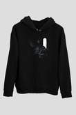 Escape From Tarkov Baskılı Unisex Siyah Kapüşonlu Sweatshirt