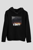 Escape From Tarkov Baskılı Unisex Siyah Kapüşonlu Sweatshirt