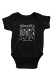 Escape The Fate Baskılı Unisex Siyah Bebek Body - Zıbın