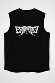Escape the fate Baskılı Unisex Siyah Kolsuz Tişört - Tshirt