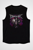Escape the fate Baskılı Unisex Siyah Kolsuz Tişört - Tshirt