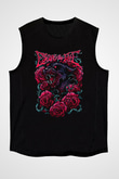 Escape the fate Baskılı Unisex Siyah Kolsuz Tişört - Tshirt
