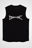 Escape the fate Baskılı Unisex Siyah Kolsuz Tişört - Tshirt