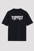 Escape the fate Baskılı Unisex Siyah Oversize Tişört - Tshirt