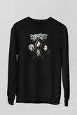 Escape the fate Baskılı Unisex Siyah Sweatshirt