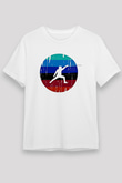 Eskrim Baskılı Unisex Beyaz Tişört - Tshirt
