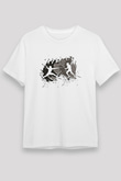 Eskrim Baskılı Unisex Beyaz Tişört - Tshirt