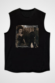 Evanescence Baskılı Unisex Siyah Kolsuz Tişört