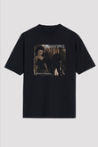 Evanescence Baskılı Unisex Siyah Oversize Tişört