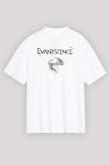 Evanescence Beyaz Unisex Oversize Tişört T-Shirt