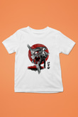 Evangelion Baskılı Beyaz Unisex Beyaz Çocuk Tişört - Tshirt