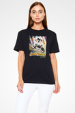 Evel Knievel Siyah Unisex Tişört