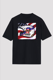Evel Knievel Siyah Unisex Tişört
