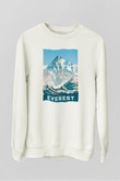 Everest Beyaz Unisex Sweatshirt