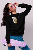 Ex Deo Siyah Unisex Sweatshirt