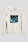 ExcisionBaskılı Beyaz Hoodie