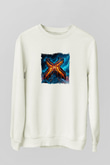 ExcisionBaskılı Beyaz Sweatshirt