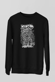 Exhumed Baskılı Unisex Siyah Sweatshirt