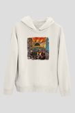 Exploited Baskılı Unisex Beyaz Hoodie