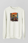 Exploited Baskılı Unisex Beyaz Sweatshirt