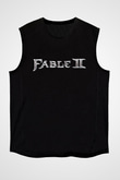 Fable Siyah Unisex Kolsuz Tişört