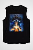 Fable Siyah Unisex Kolsuz Tişört