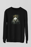 Faceless (The) Baskılı Unisex Siyah Sweatshirt