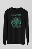 Faith No More Siyah Unisex Sweatshirt